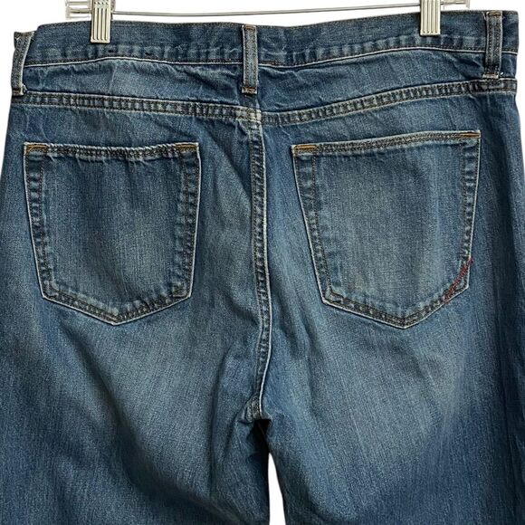 Banana Republic Men's Relaxed Fit Jeans Size 36x30 Blue Faded Light Distress - Picture 10 of 16
